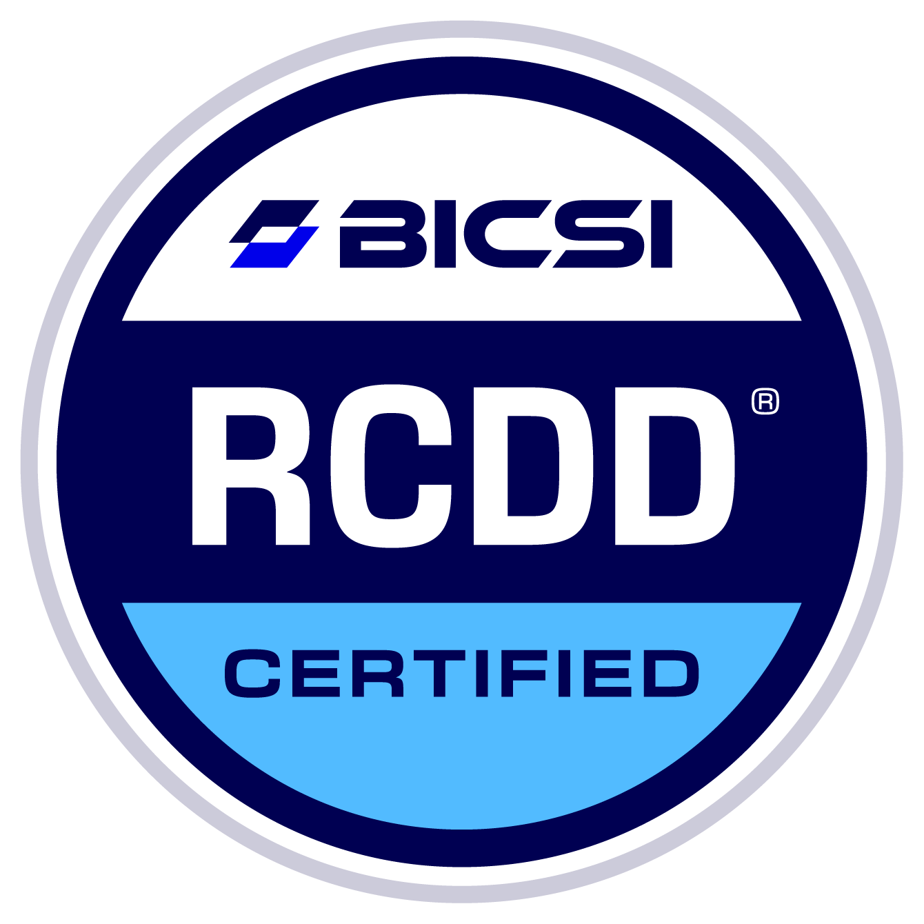BICSI RCDD credential artwork
